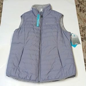 Free County Reversible vest gray size Large NWT